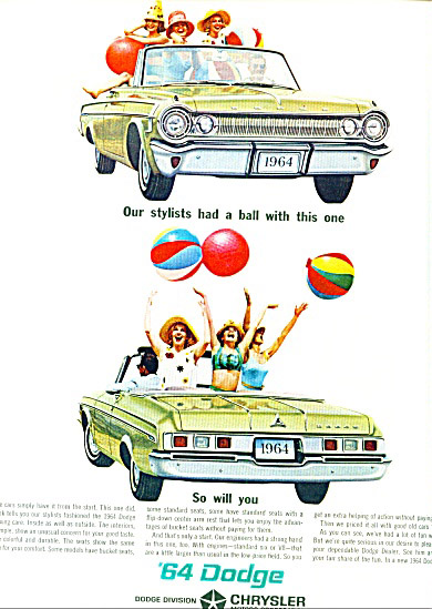 1964 Dodge convertible ad